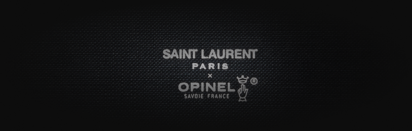 Logo Saint Laurent Paris & Opinel