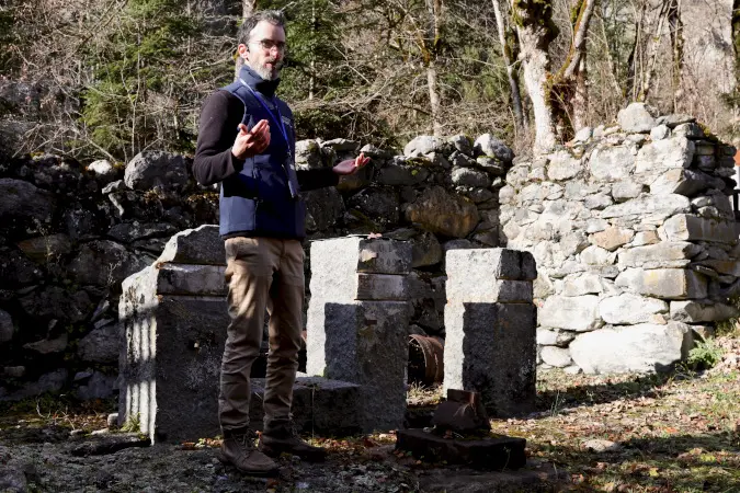 Les ruines de l'Atelier de Daniel - Antoine Gex