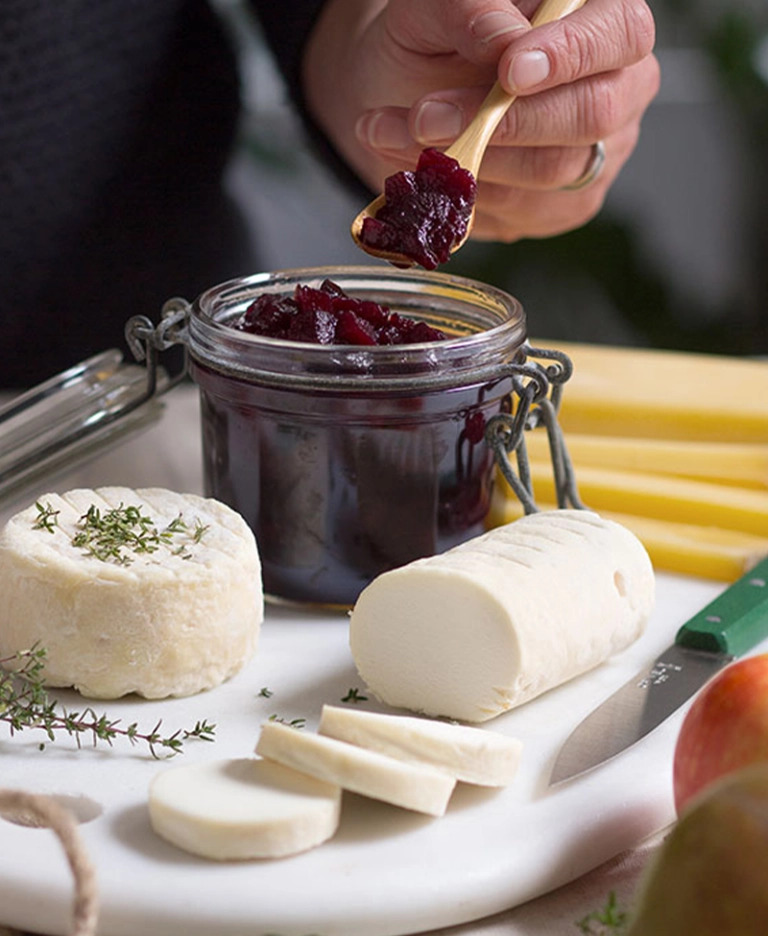 Confiture de fruits d'automne au vin rouge