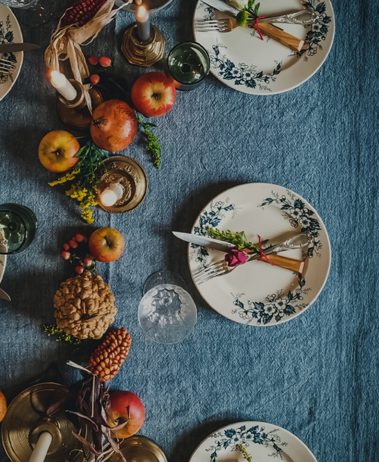 Idées de décorations pour une table de fête