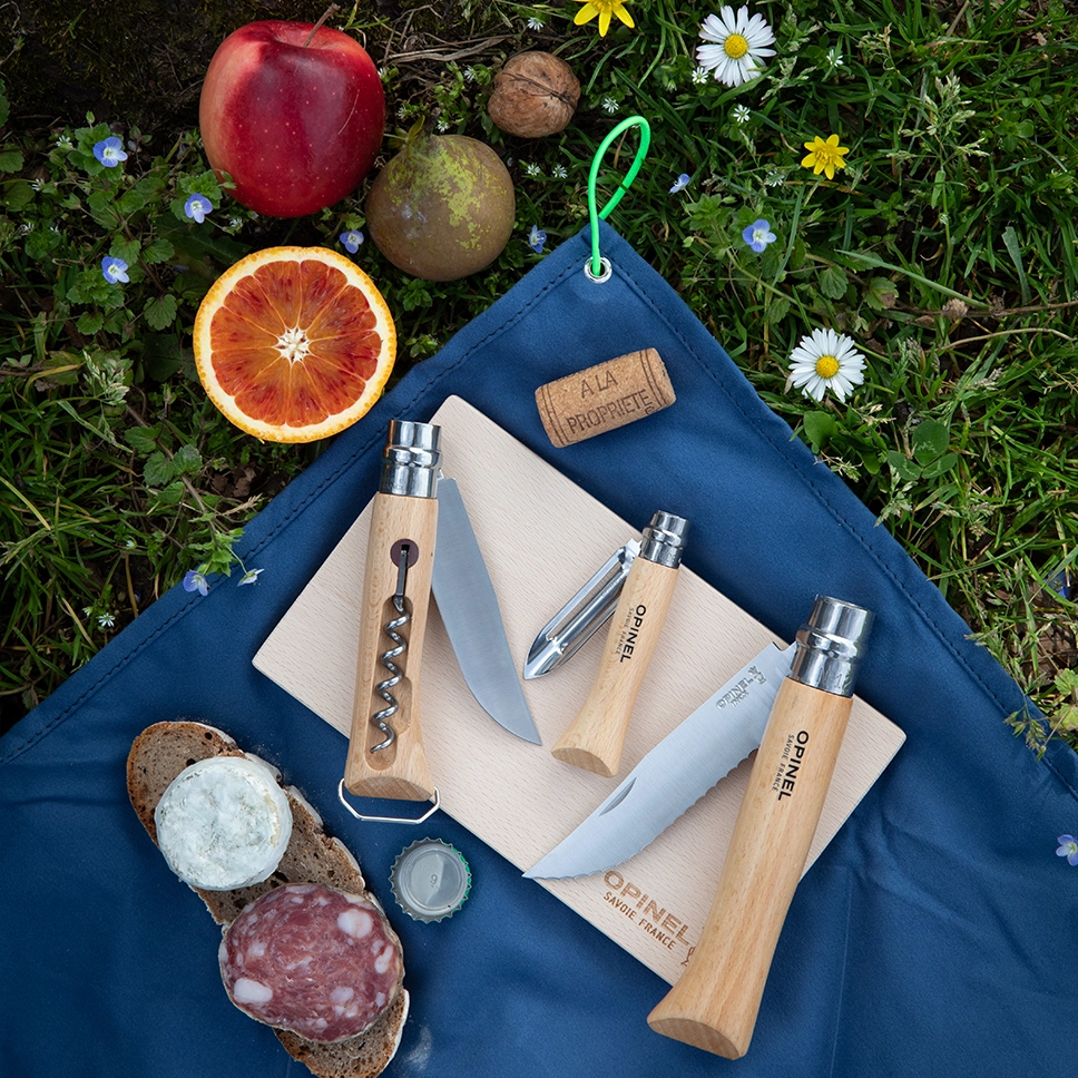 Nomad Cooking Kit with N°10 Corkscrew Bottle Opener
