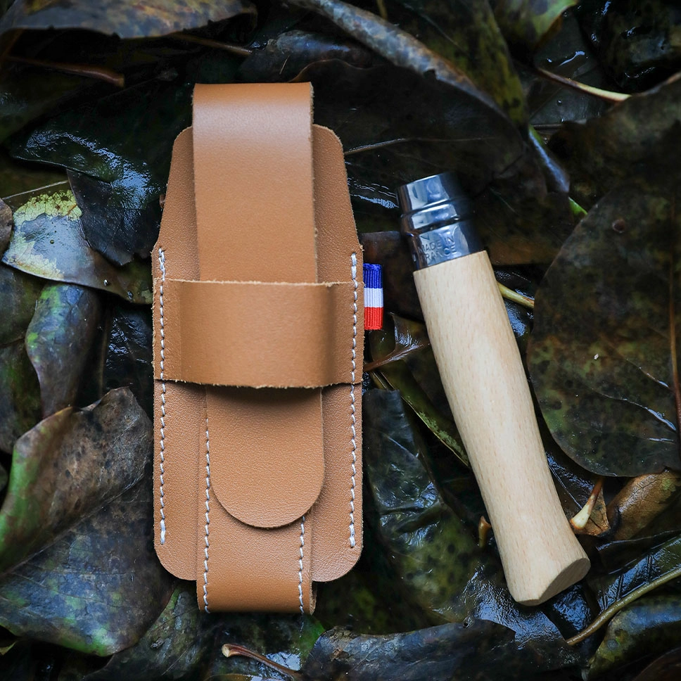 Leren etui