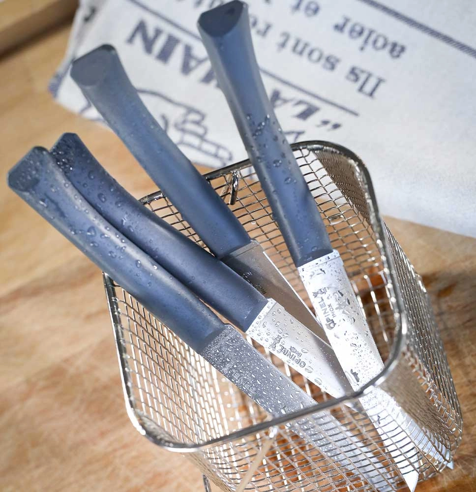 Messerset 4 Tafelmesser Bon Appétit + Anthrazit