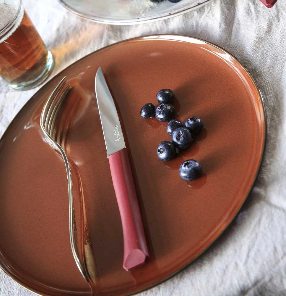 Tafelmesser Bon Appétit + Granatrot