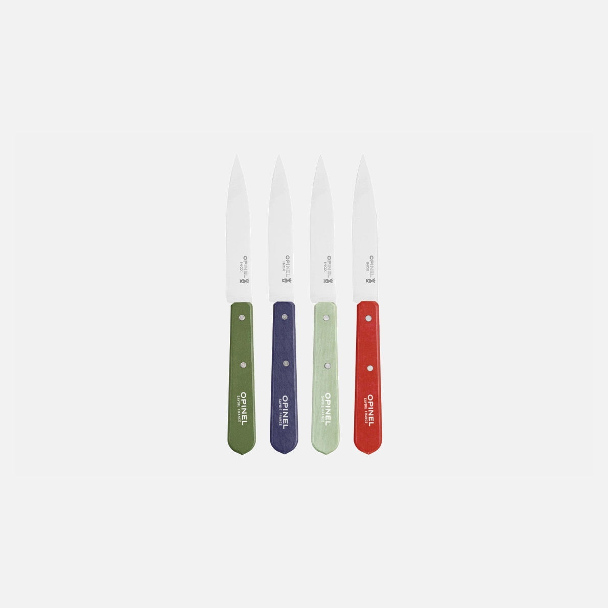 Set of 4 knives Paysage, N°112 colours of the landscape