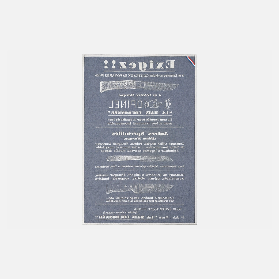 "Exigez!" beige teatowel »