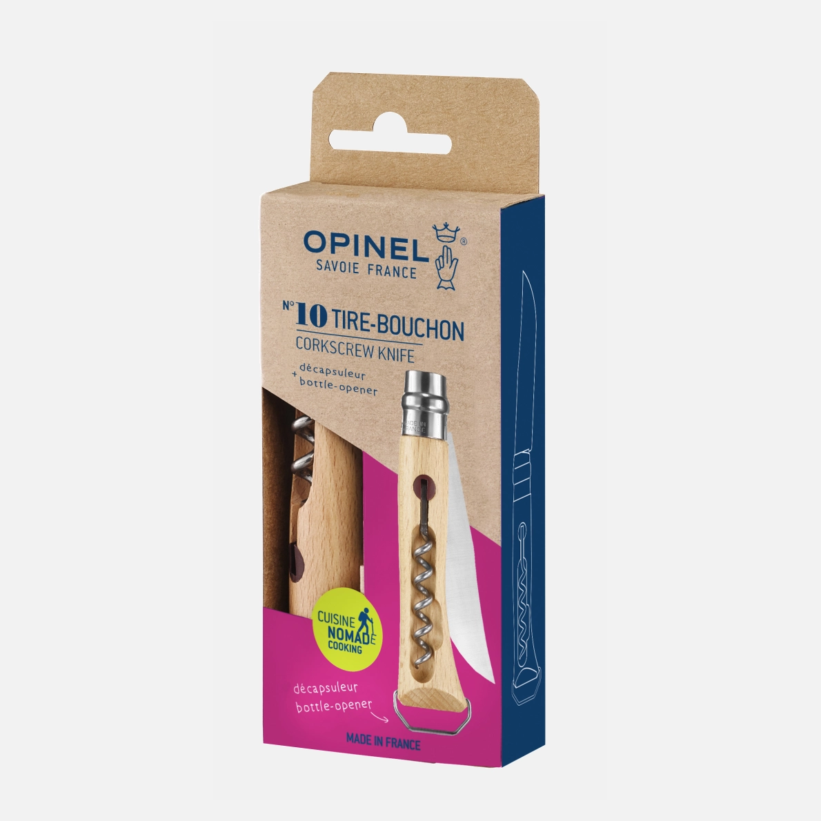 Couteau tire-bouchon décapsuleur N°10