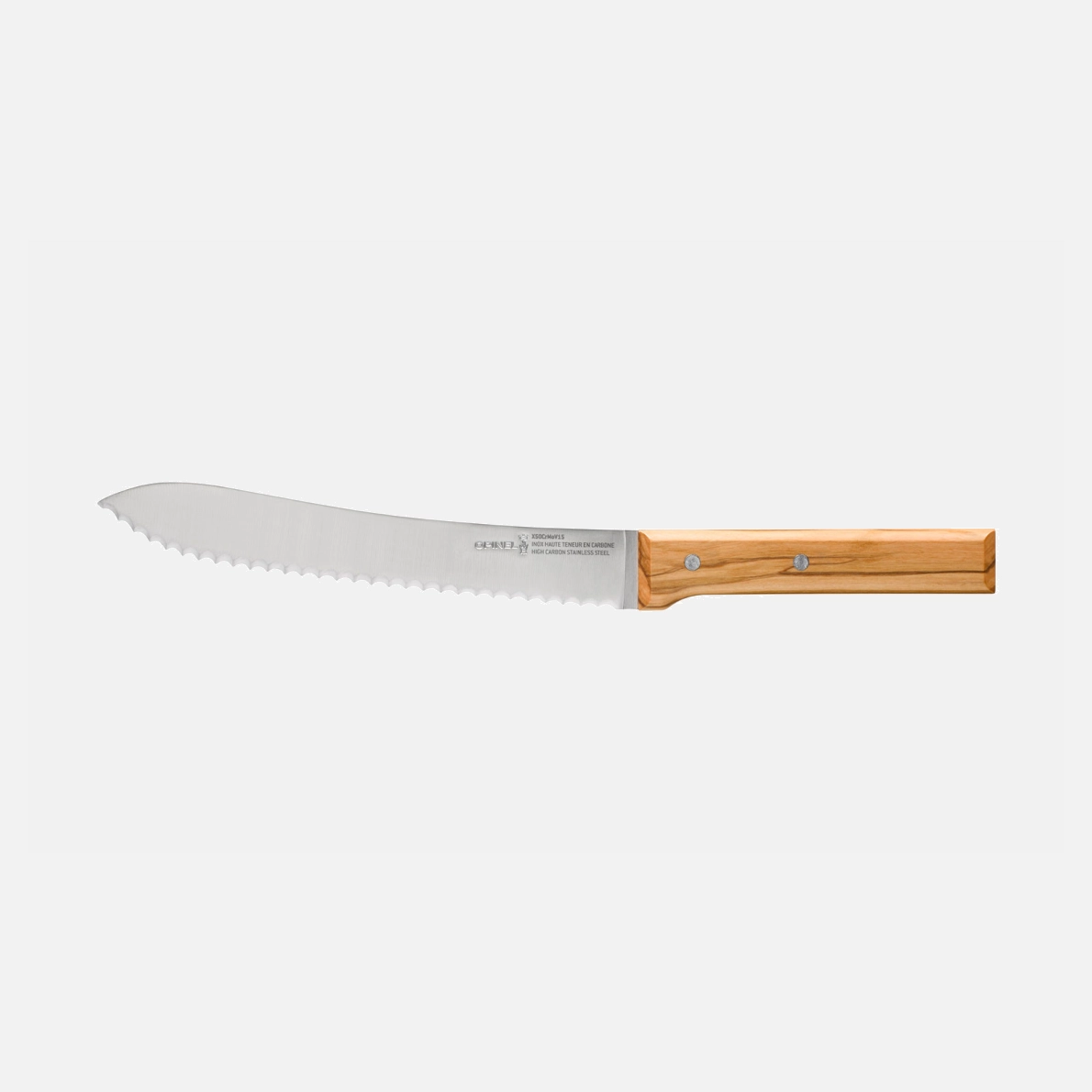N°116 Brotmesser Parallèle Olivenholz
