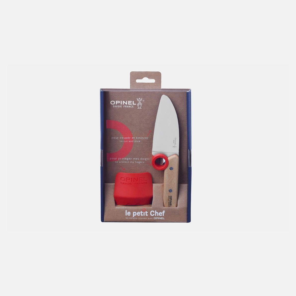 Messer und Fingerschutz „Petit Chef”