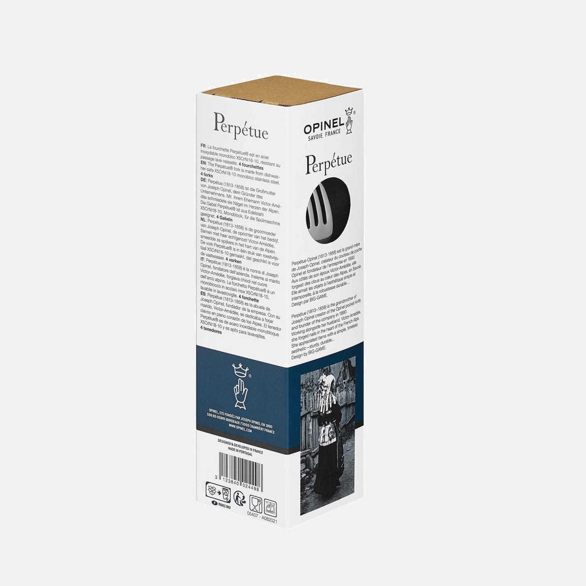 Caja de 4 tenedores Perpétue