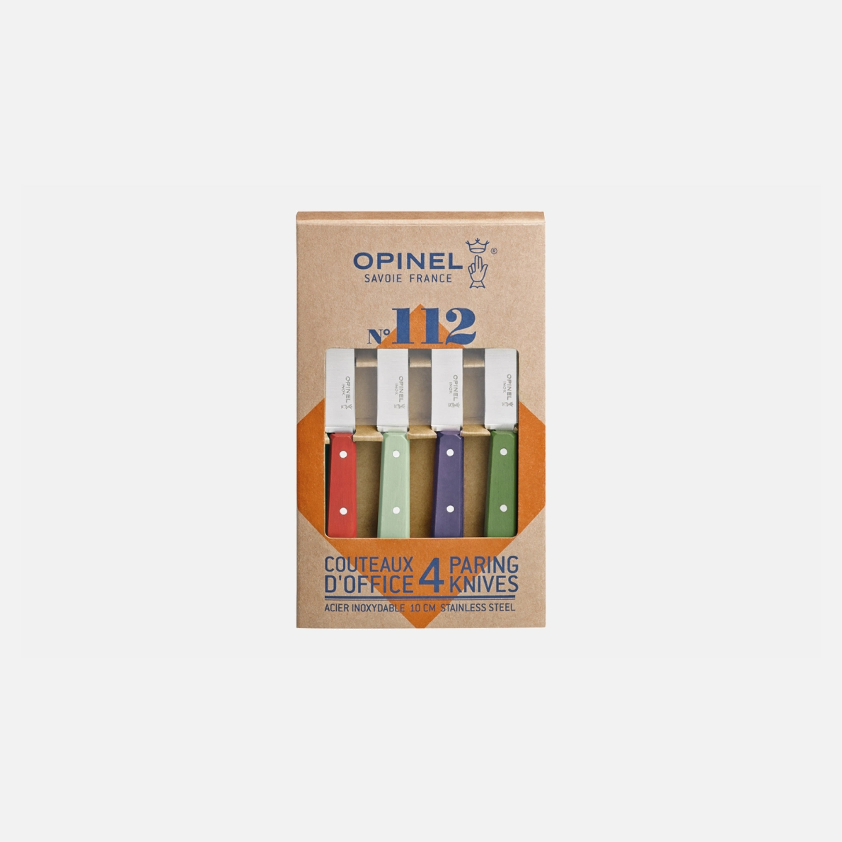 Set of 4 knives Paysage, N°112 colours of the landscape