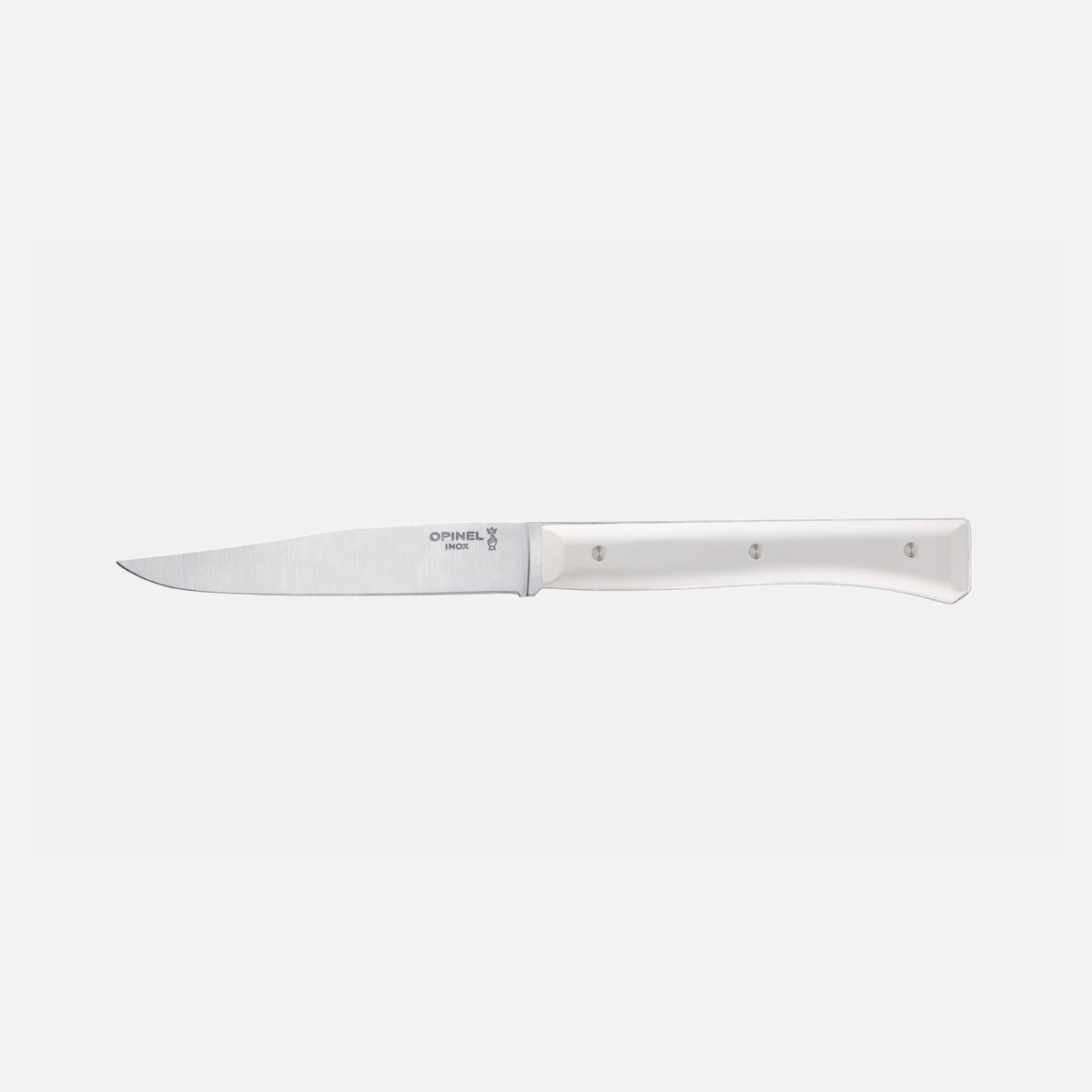 Coffret de 4 couteaux de table Facette Blanc