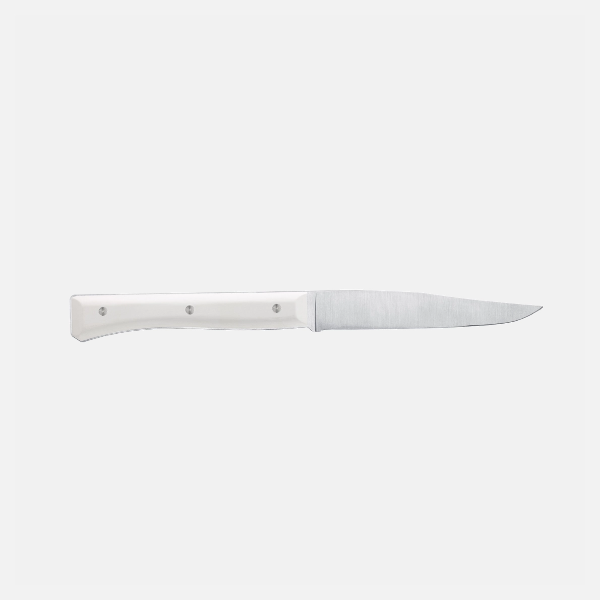 Coffret de 4 couteaux de table Facette Blanc