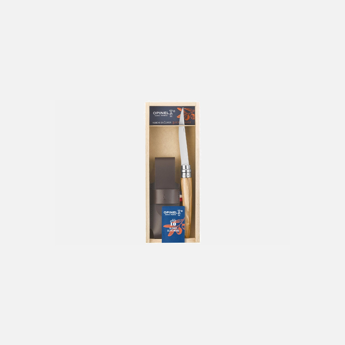 Neues Plumier Effilé 10 Olivenholz + Etui