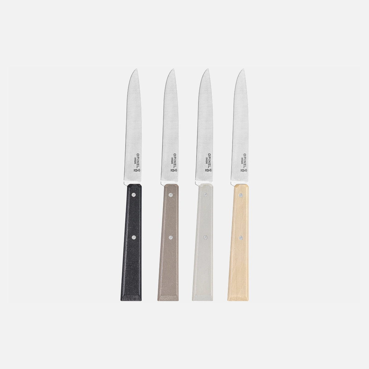 Juego de 4 cuchillos de mesa n.º 125 Bon Appétit Minéral