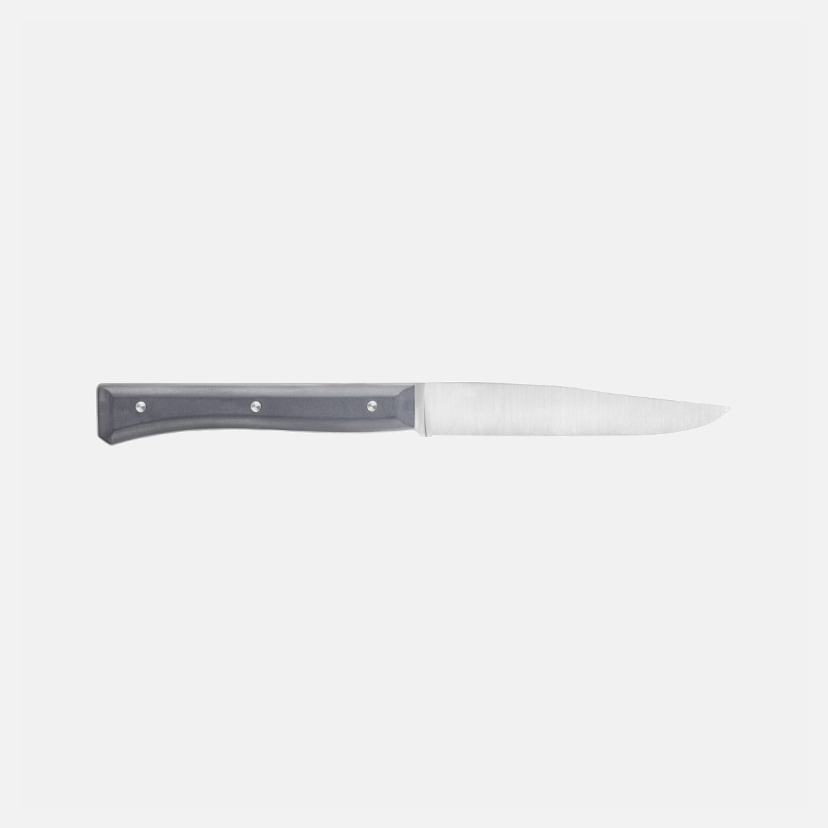 Juego de 4 cuchillos de mesa Facette Ardoise microdentado