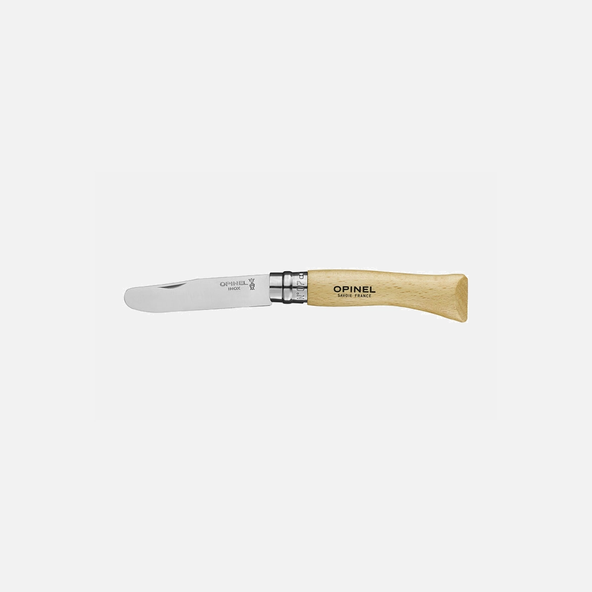 Set "Mein erstes Opinel" aus natürlichem Buchenholz und mit Etui