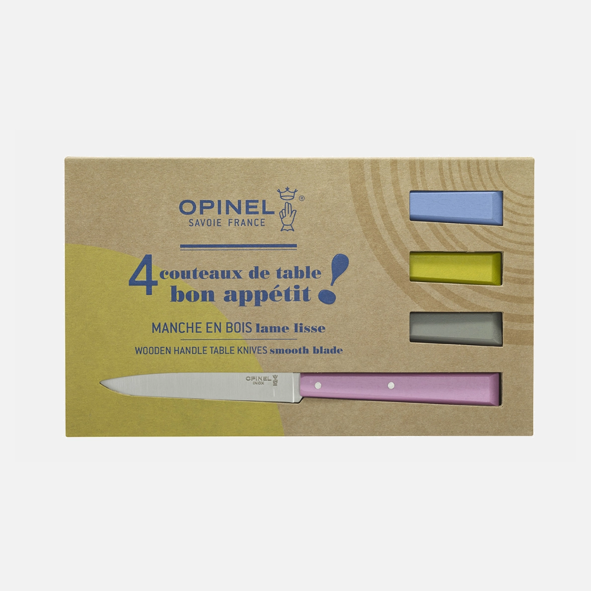 Set of 4 table knives N°125 Bon Appetit Campagne