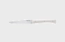 Coffret de 4 couteaux de table Facette Blanc