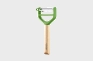 Schilmesje T-Duo van hout Groen