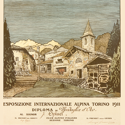 La exposición internacional alpina de Turín