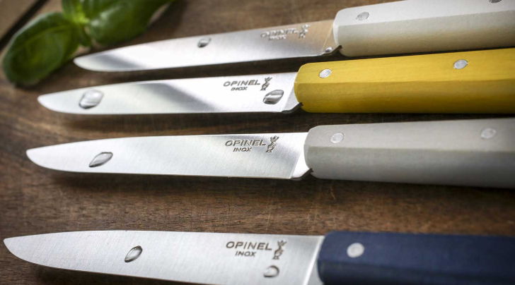 Estuche de 4 cuchillos de mesa Nº125 Bon Appétit + Celeste