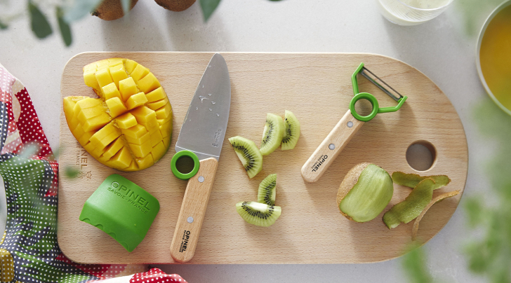 Estuche de cocina infantil "Le Petit Chef" verde