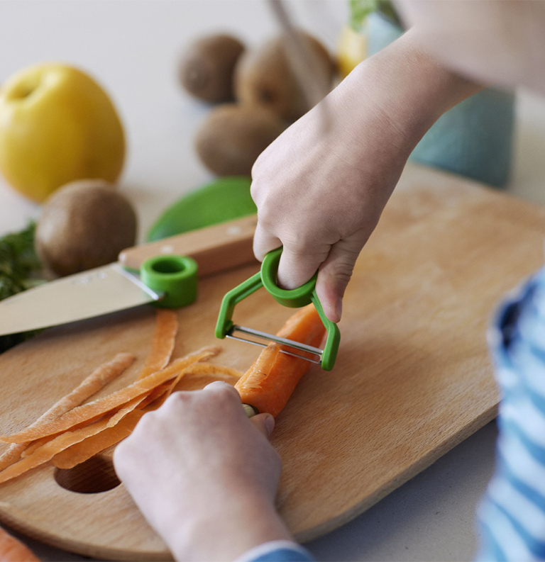 Estuche de cocina infantil "Le Petit Chef" verde