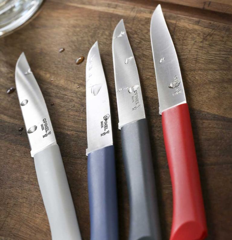 Set of 4 table knives N°125 Bon Appetit + Primo (variegated colours)