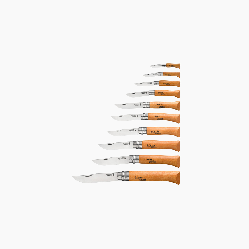 Colección 10 cuchillos de Carbono