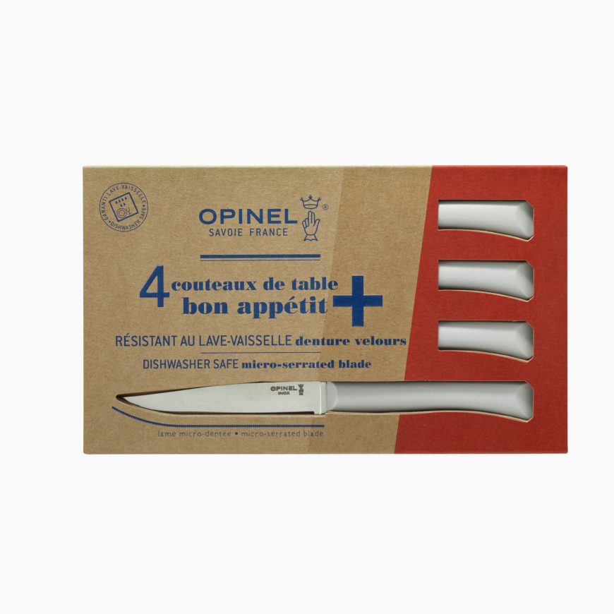 Estuche de 4 cuchillos de mesa Bon Appetit + Nube