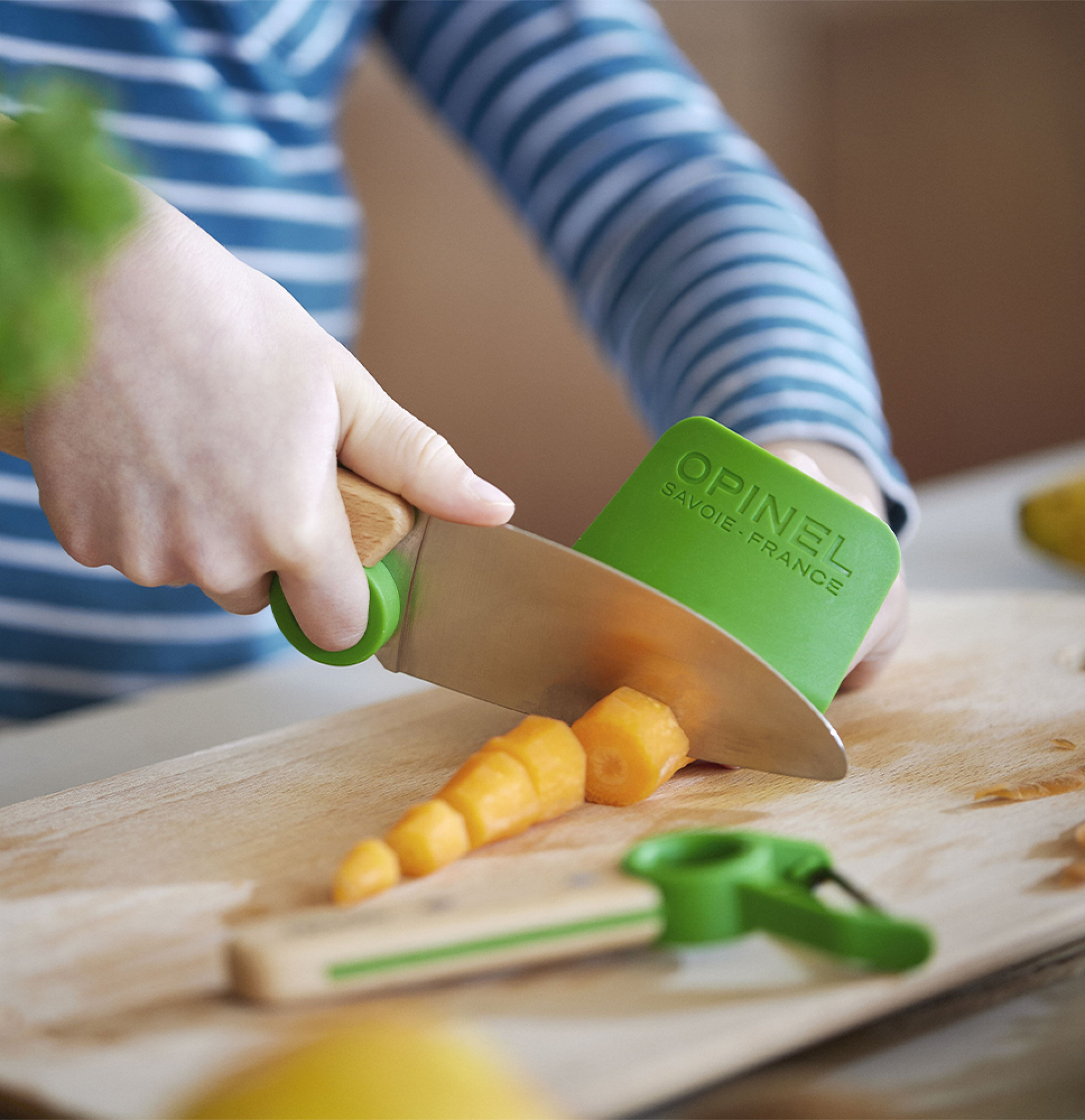 Estuche de cocina infantil Le Petit Chef verde