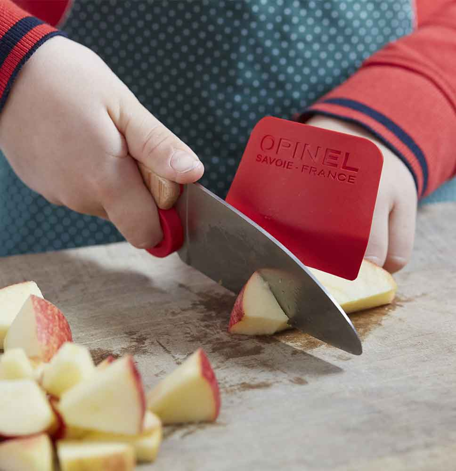 Opinel - Le Petit Chef Set Enfant Couteau et Protège Doigt 2 pcs