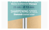 Diamond sharpening steel