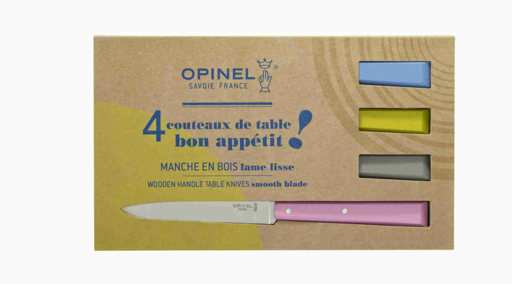4-teiliges Tafelmesser-Set Nr. 125 – Bon Appétit Campagne