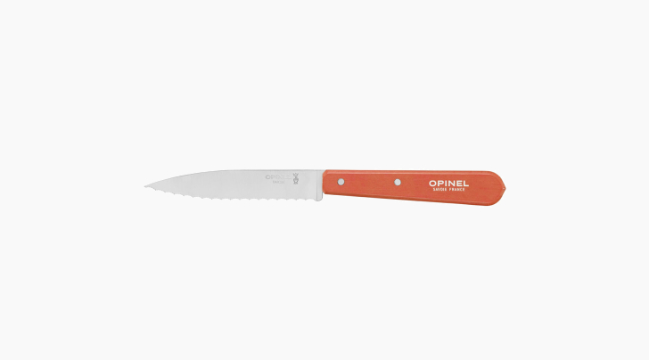 Serrated knife N°113 Tangerine