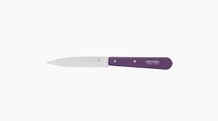 Serrated knife N°113 Plum