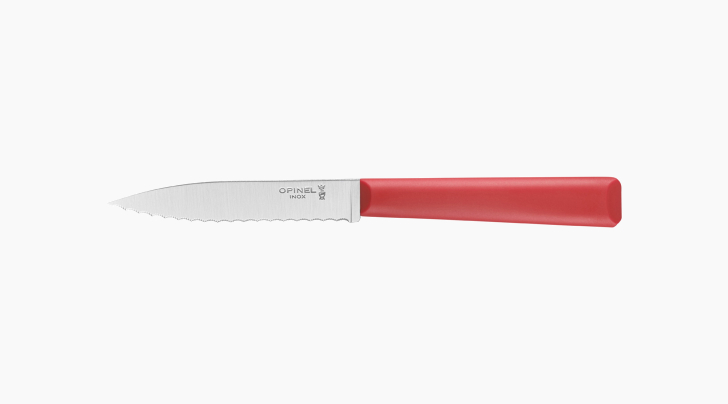 Gekarteld mes N°313 Essentials + rood
