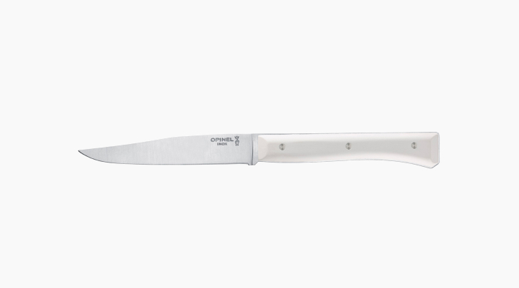 Coffret de 4 couteaux de table Facette Blanc
