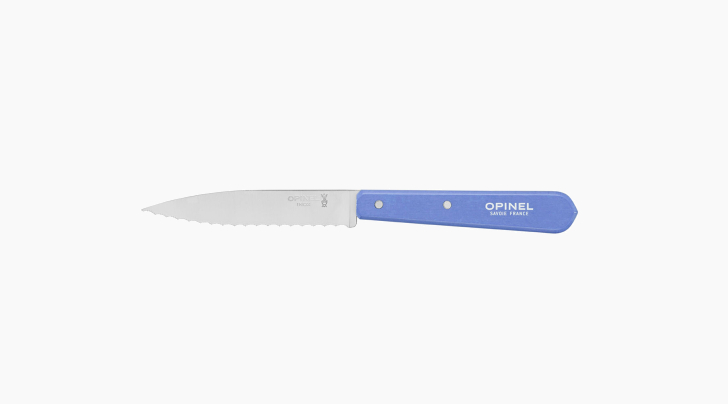 Serrated knife N°113 Sky-Blue