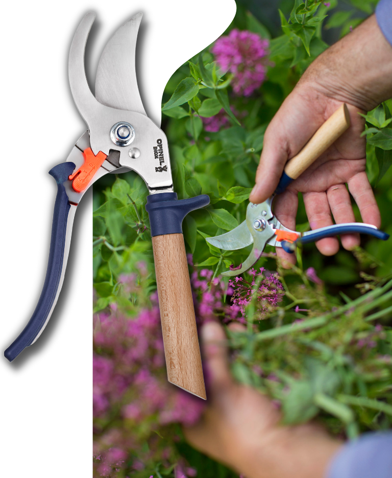 OPINEL my garden tools spring pruner knife saw billhook flowers