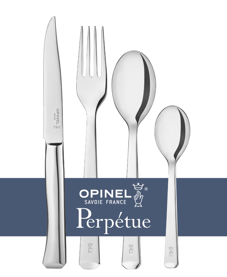 Perpétue collection OPINEL  stainless tableware