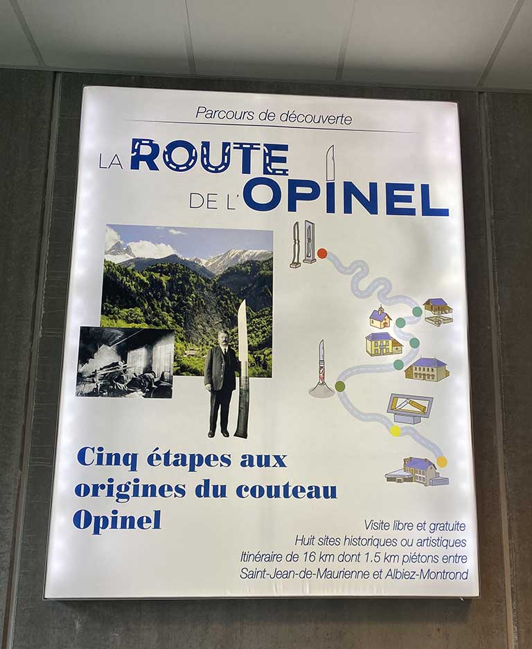 La route de l'opinel Geschichte Messer Opinel-Museum